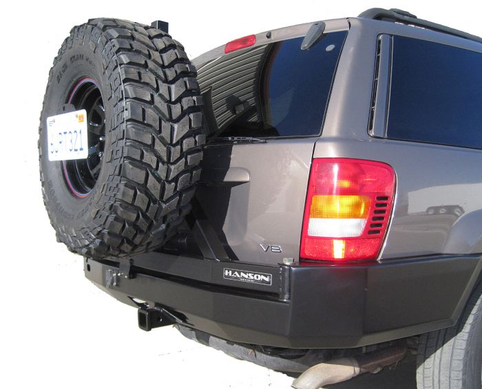 Rear bumper tire carrier jeep grand cherokee #1